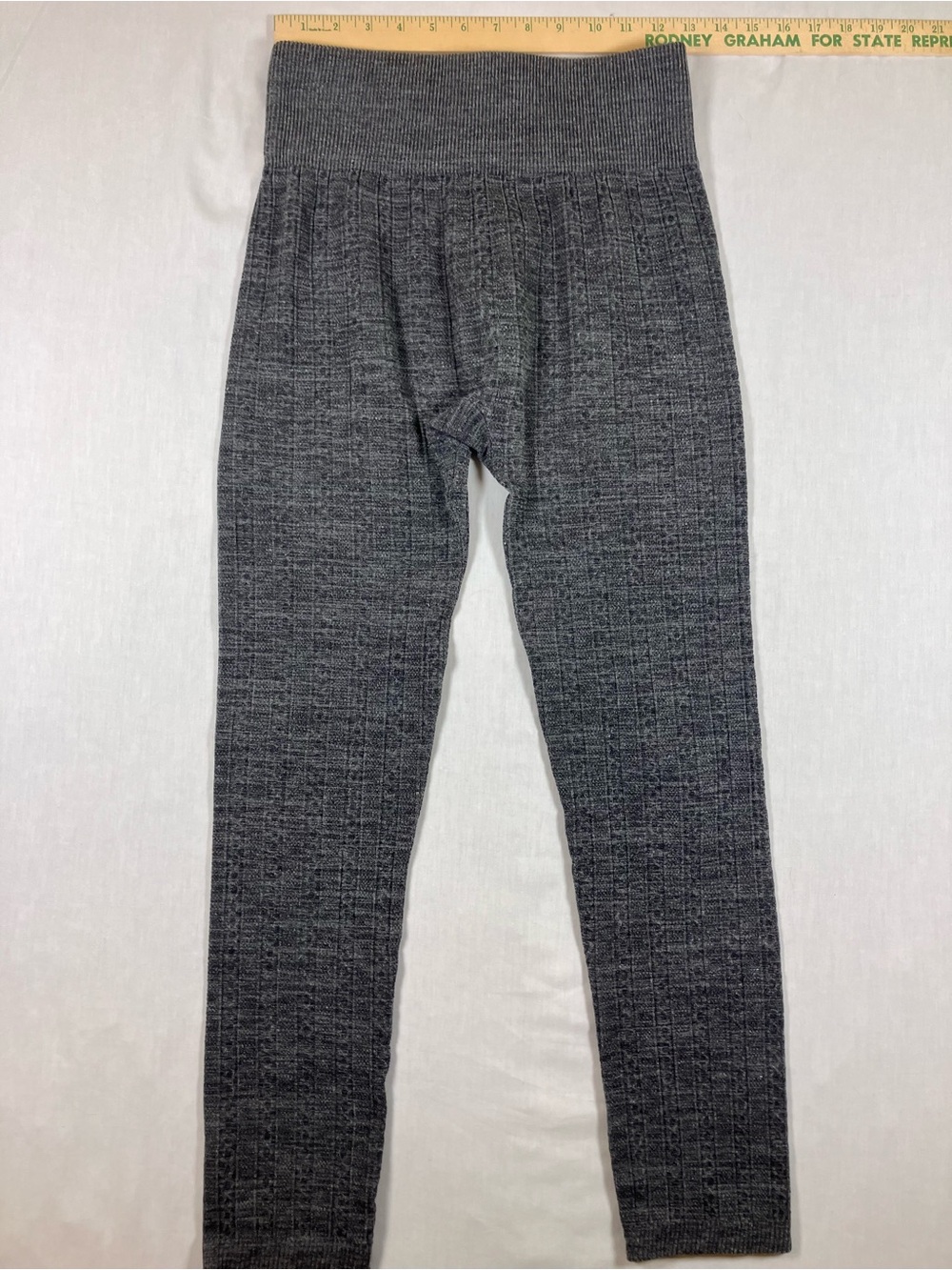 Source Unknown Women's High-Waist Knit Leggings - Dark Gray